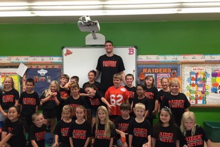 Raiders Together High School Students Spread School Spirit at Elementary Schools