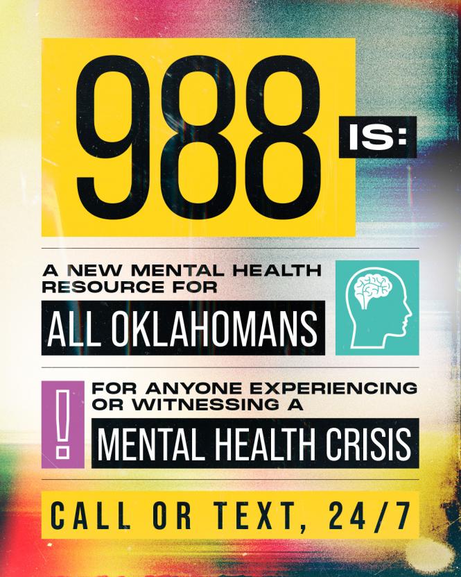 988 is a new mental health resource for all oklahomans