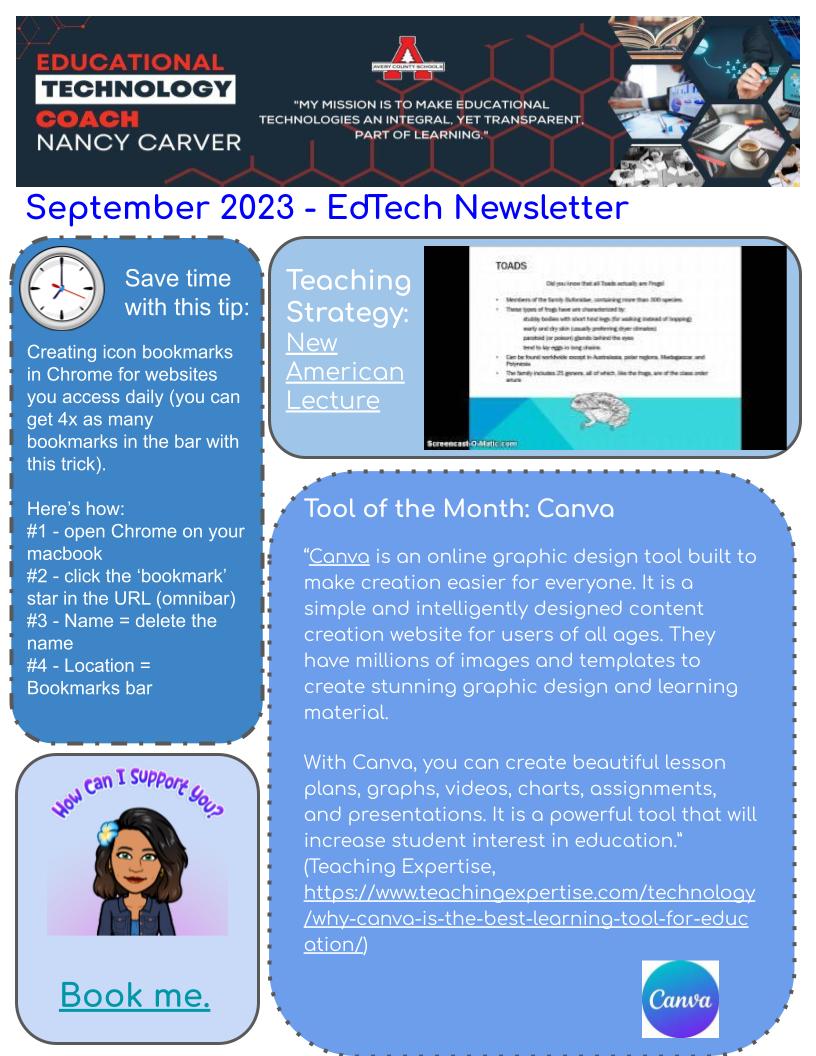 September edtech newsletter