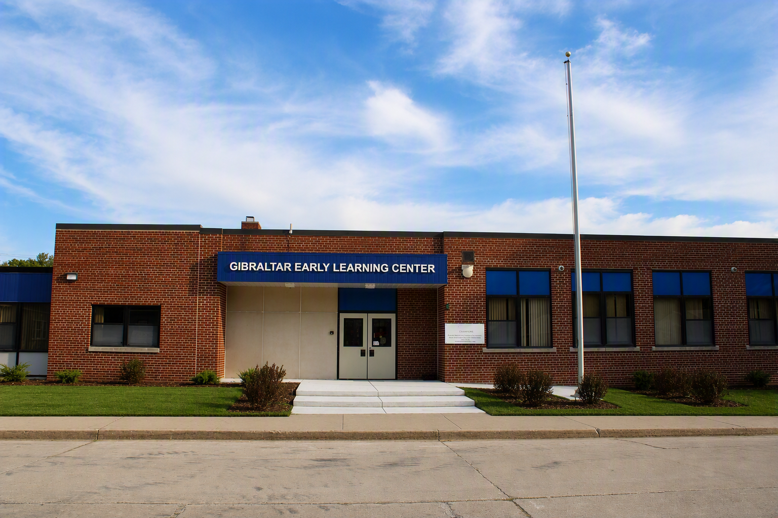Rockwood Early Learning Center received a refreshed exterior façade through the 2023 Bond Program.