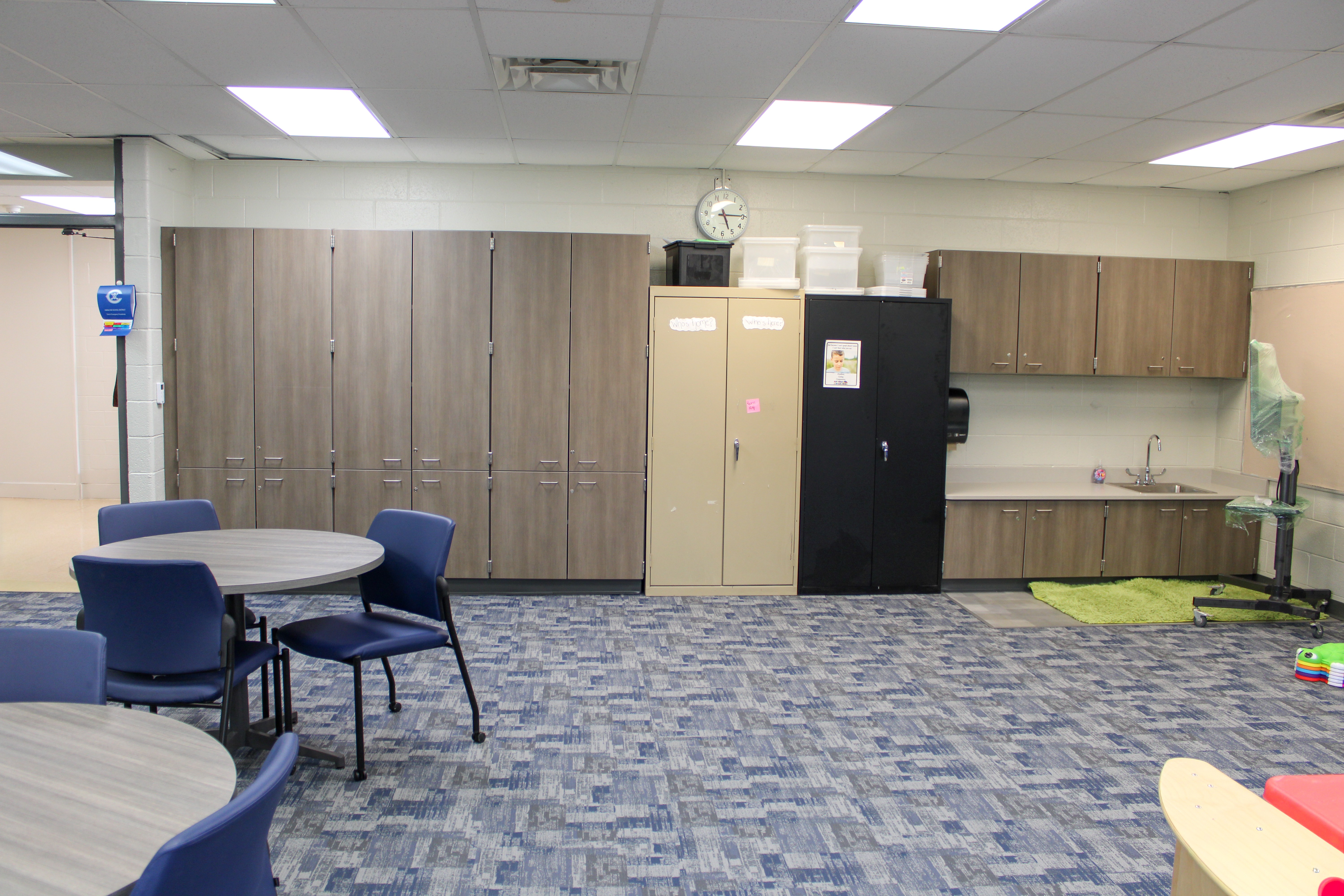 A refreshed classroom at Rockwood Early Learning Center