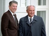 Photo of Reagan with Gorbachev