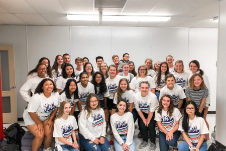 Members of NHS Student Council Take a Group Photo During the 2019-2020 School Year