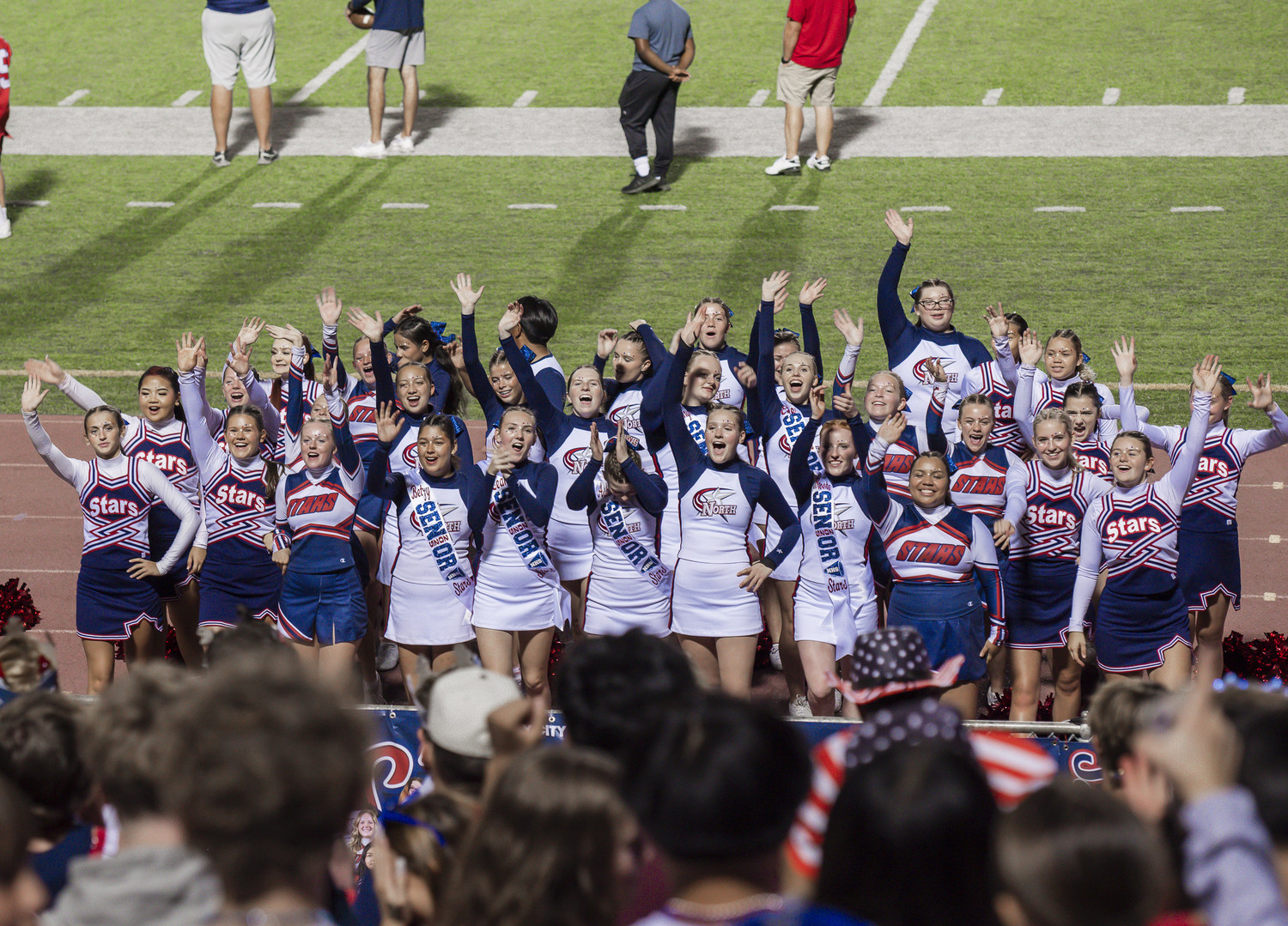 Team photo of the cheer squad
