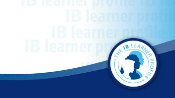 a blue IB Learner Profile seal