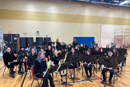 Symphonic Band Performs for a Veteran’s Day Program at Girls Inc. on 11 11 2022