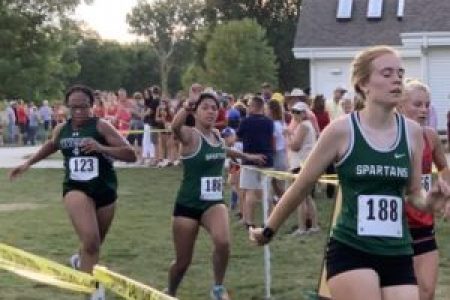WHS Girls Cross Country Finishes Race