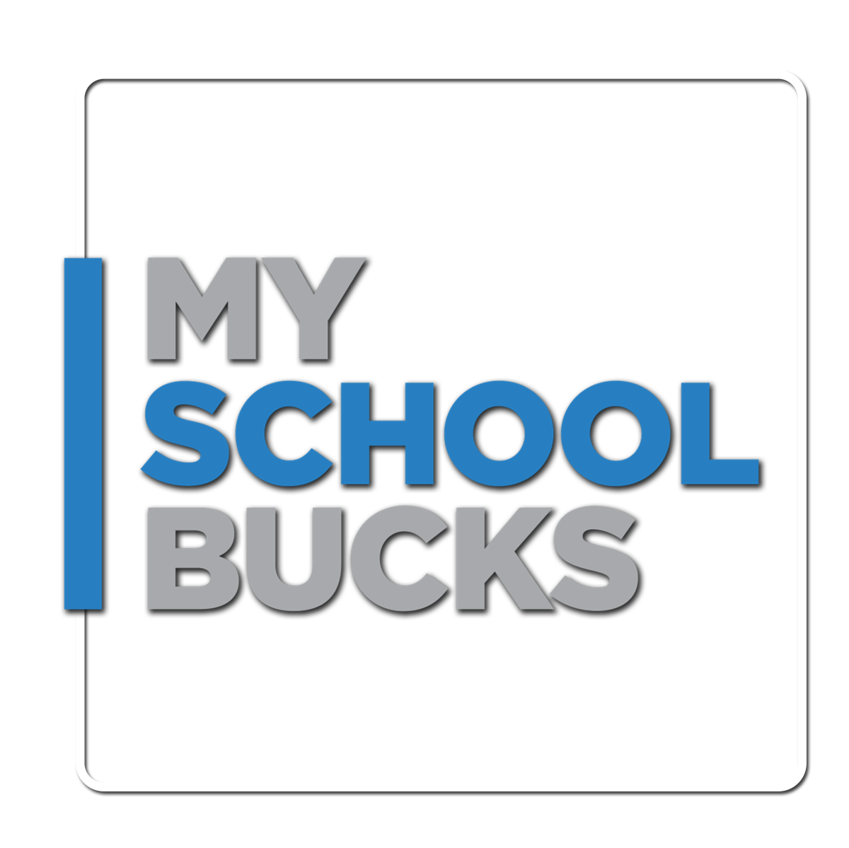 MySchoolBucks logo and button