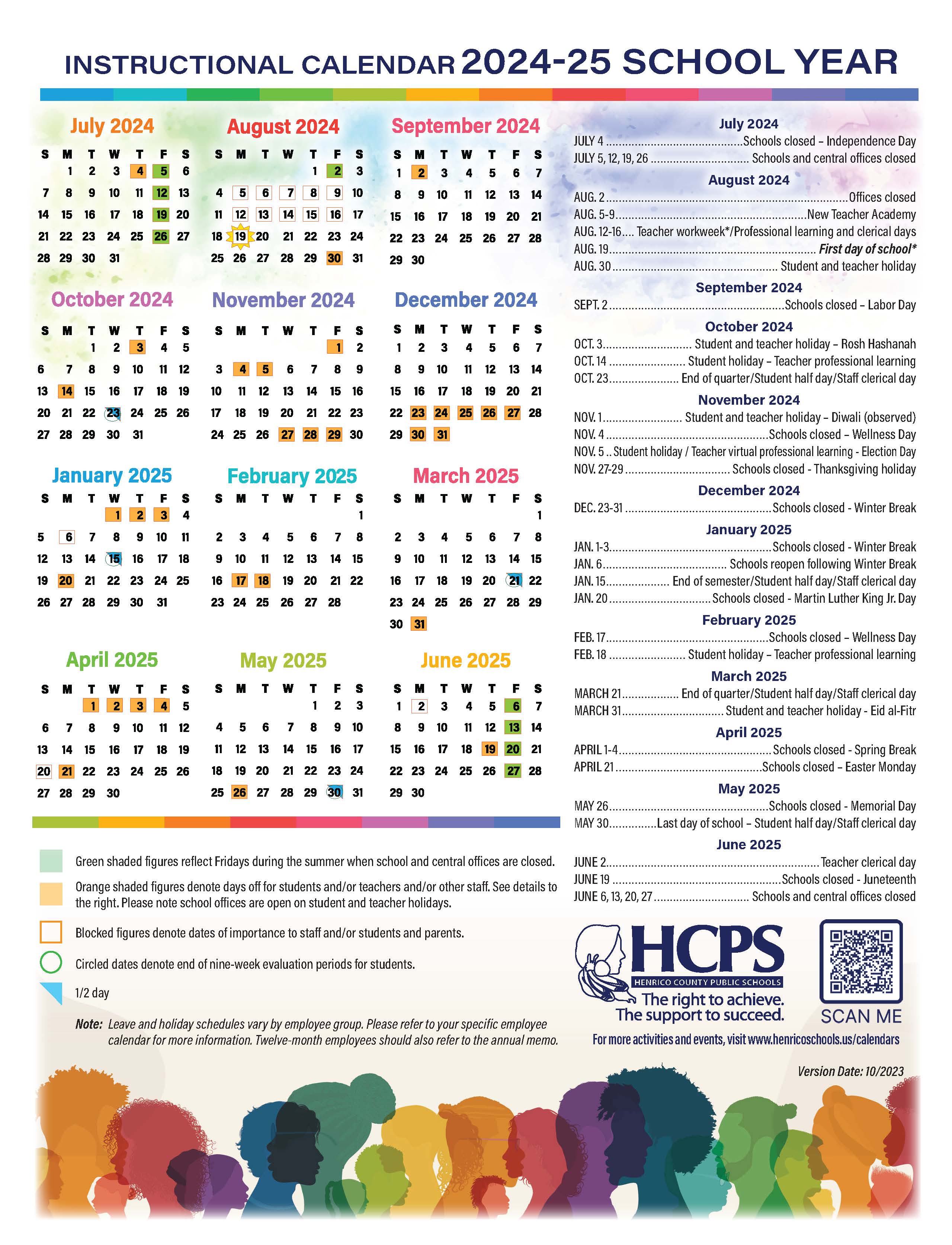 Henrico School Calendar 2024