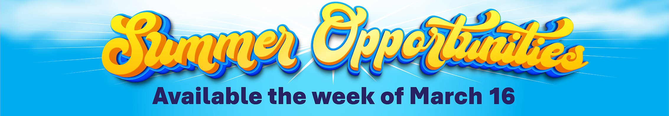 Summer Academy Opportunities