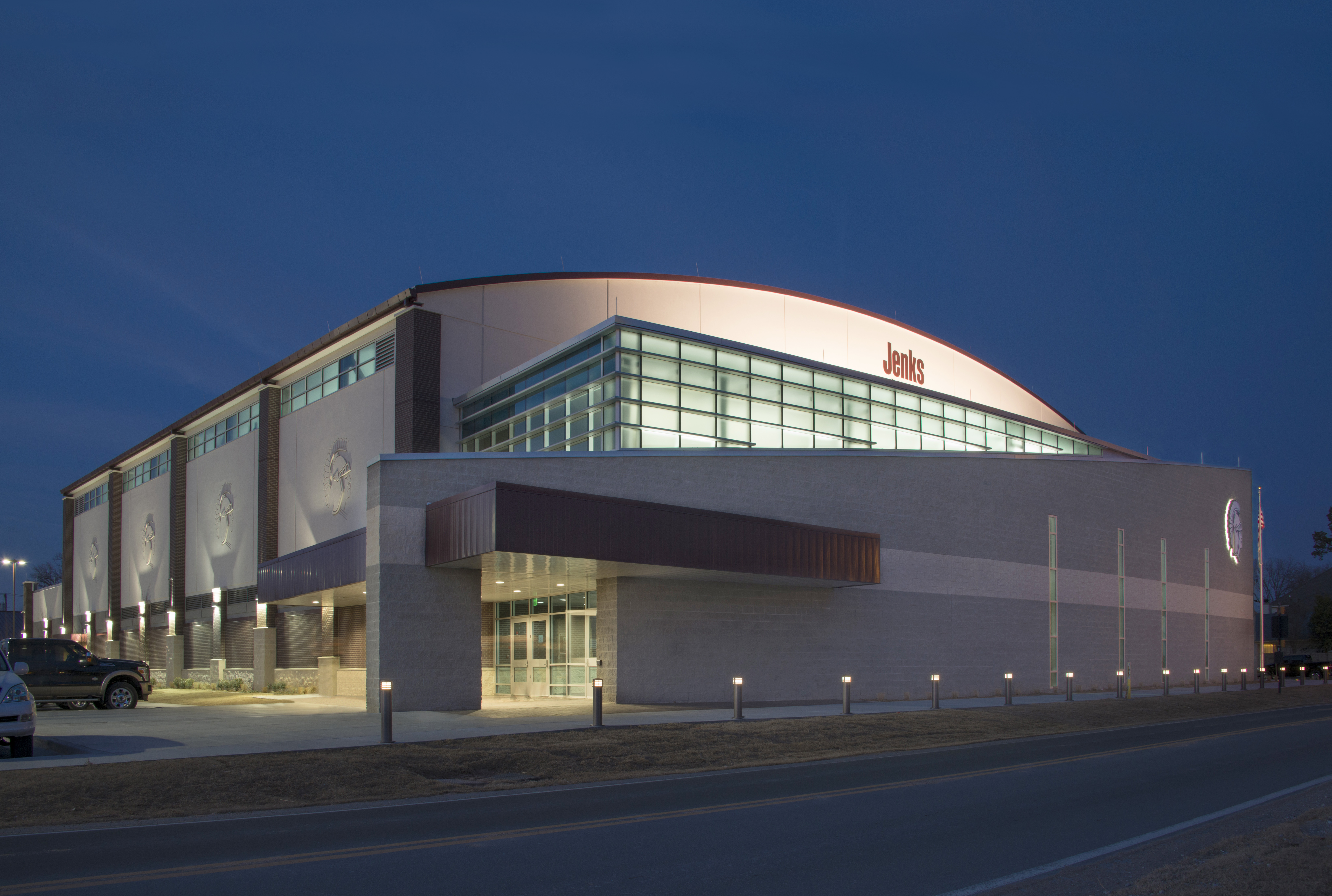 the outside of the frank herald fieldhouse