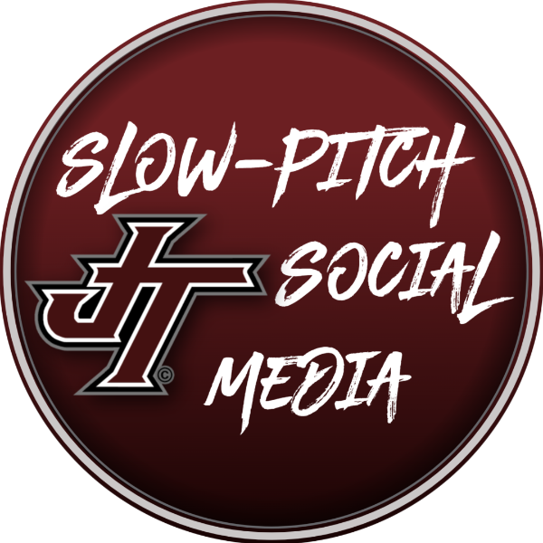 slow pitch social media logo