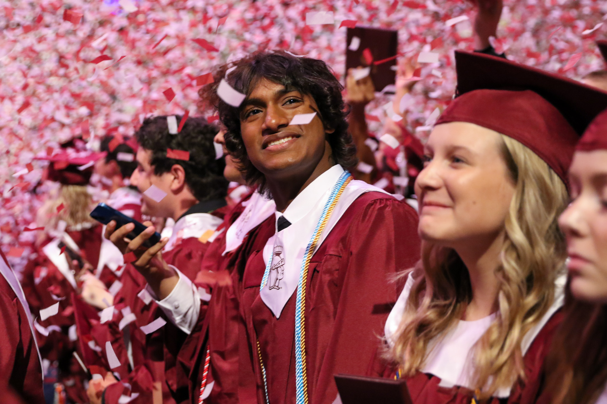 Jenks graduate smiling