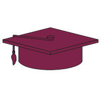 diploma cap graphic