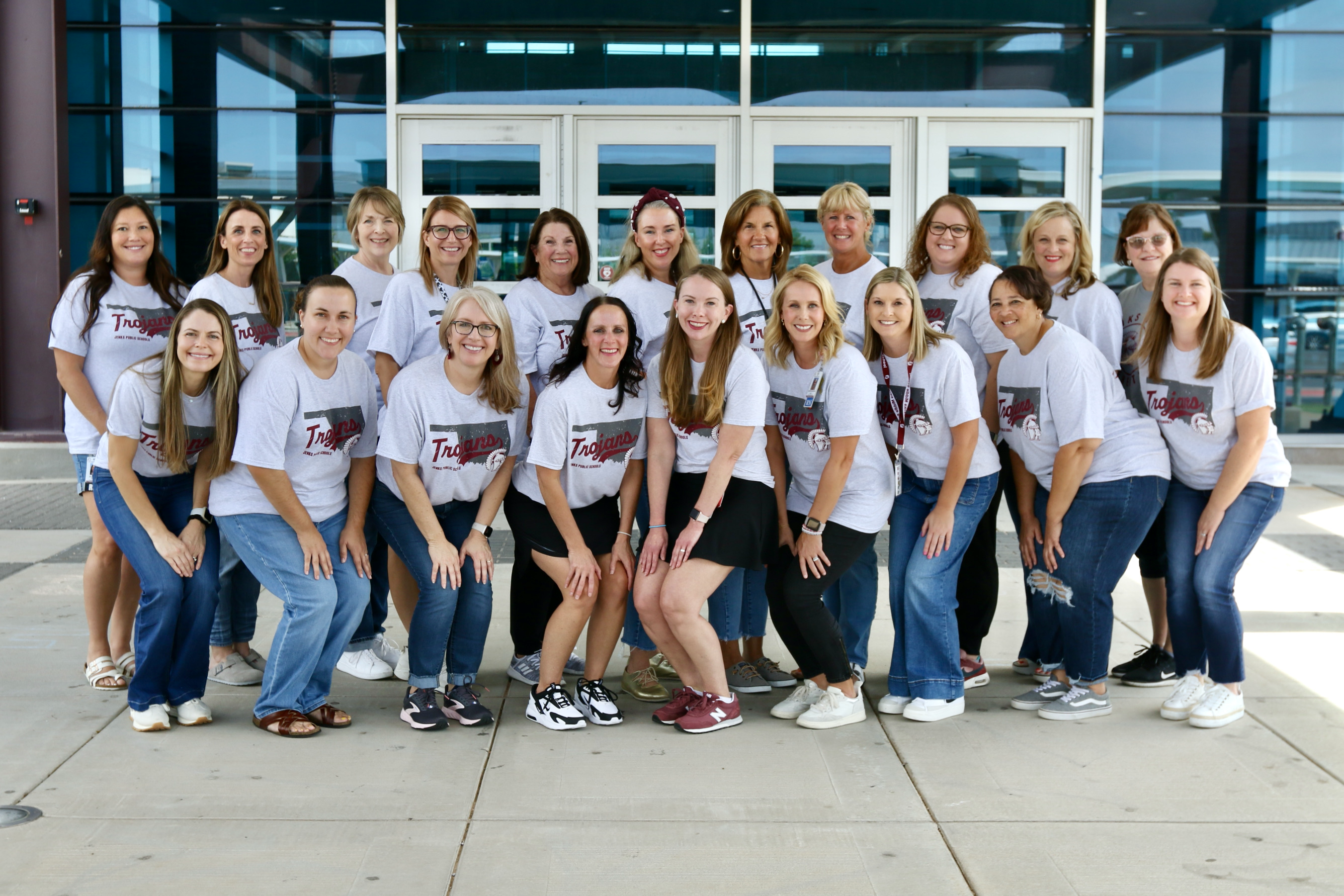 school nurses posing for group photo