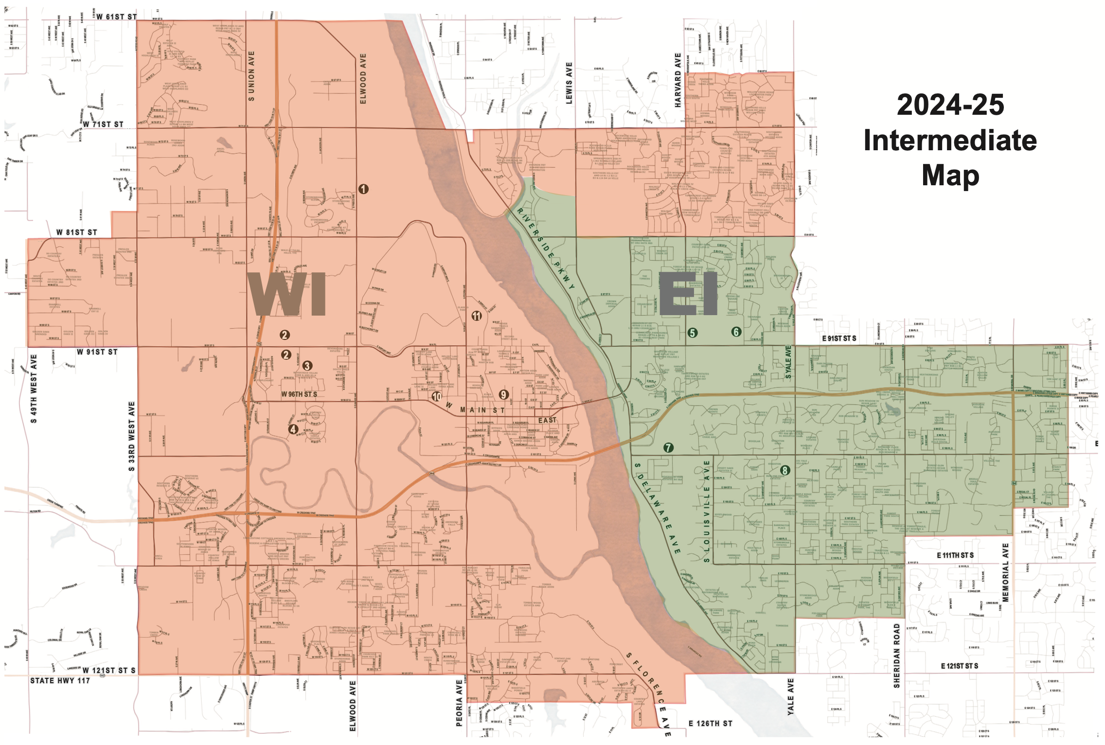 2024-25 current intermediate attendance zones