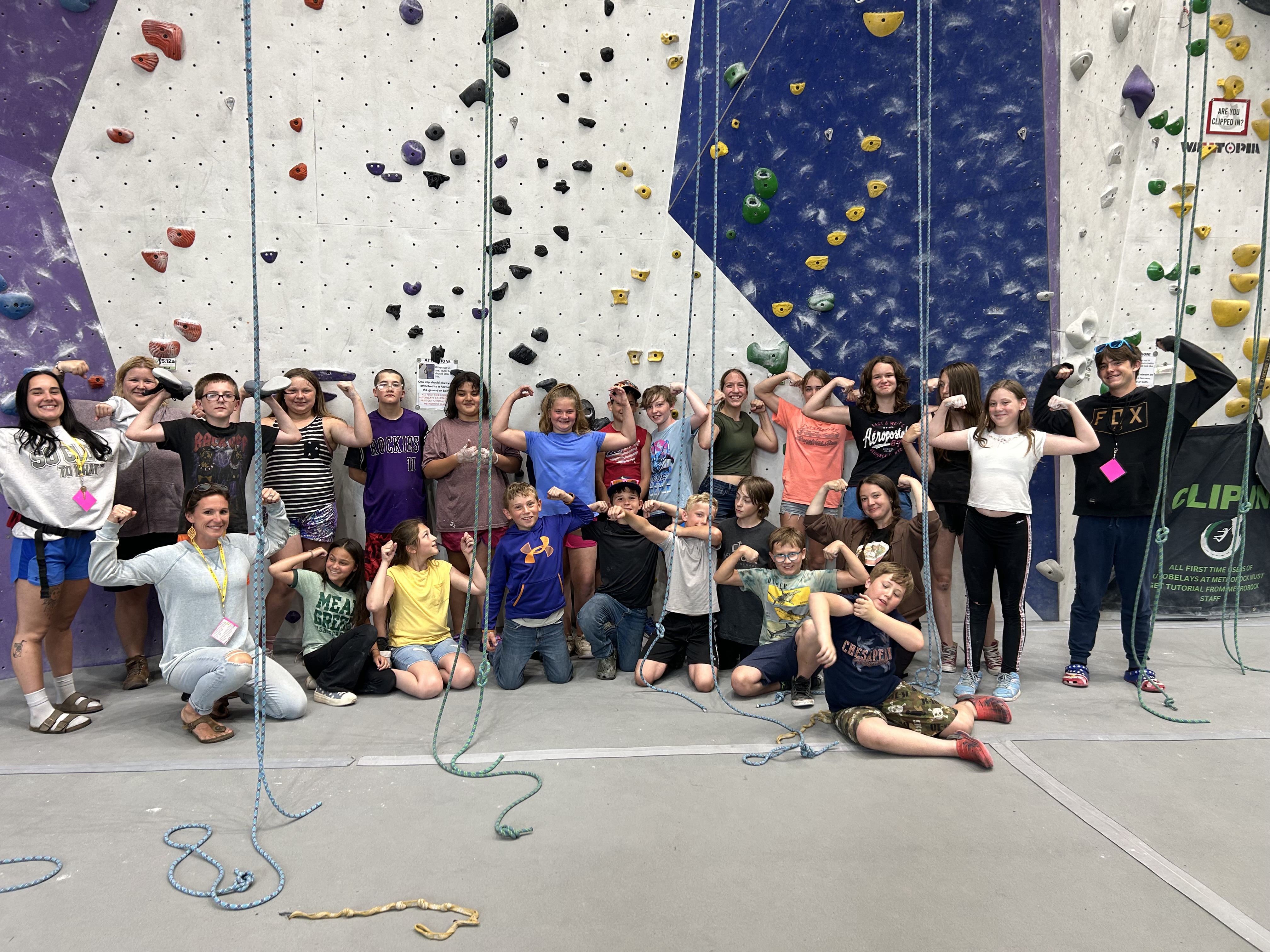 climbing w all
