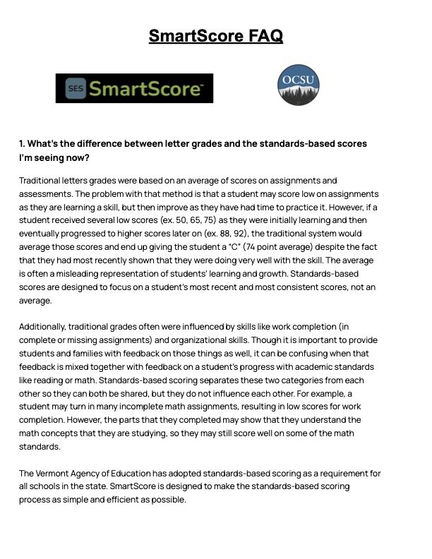 SmartScore FAQ 1