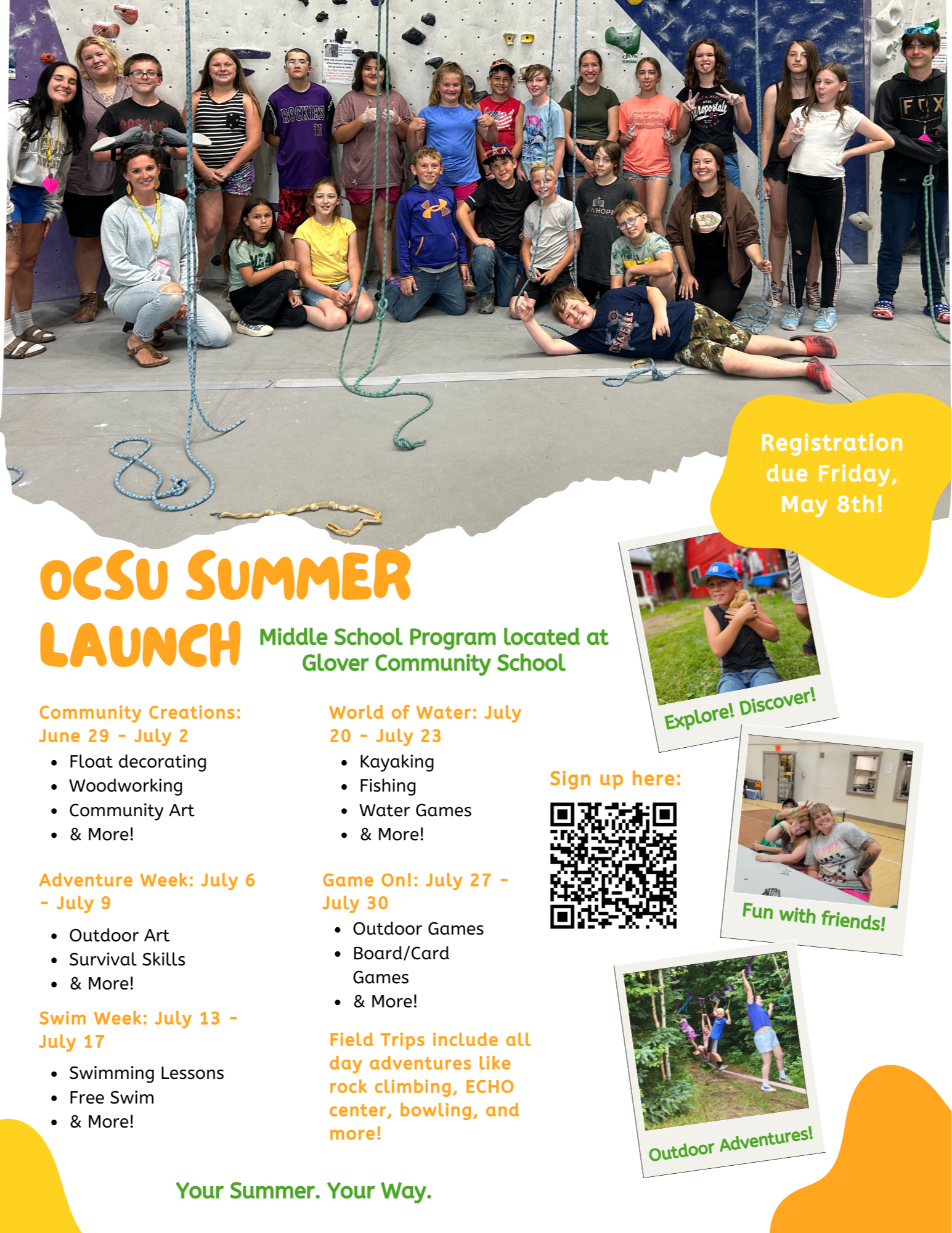 summer program launch