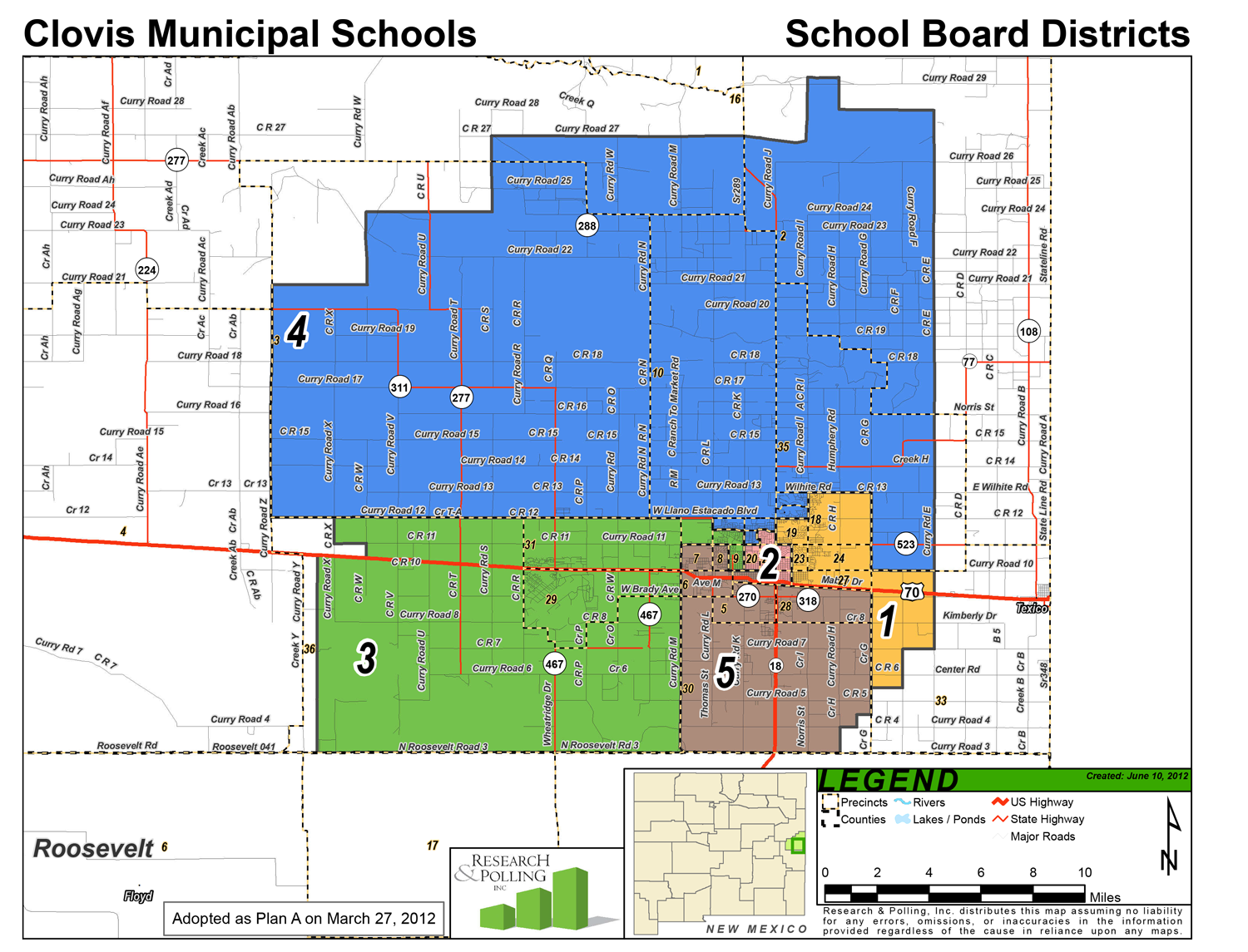 Board District Maps Clovis Municipal School District