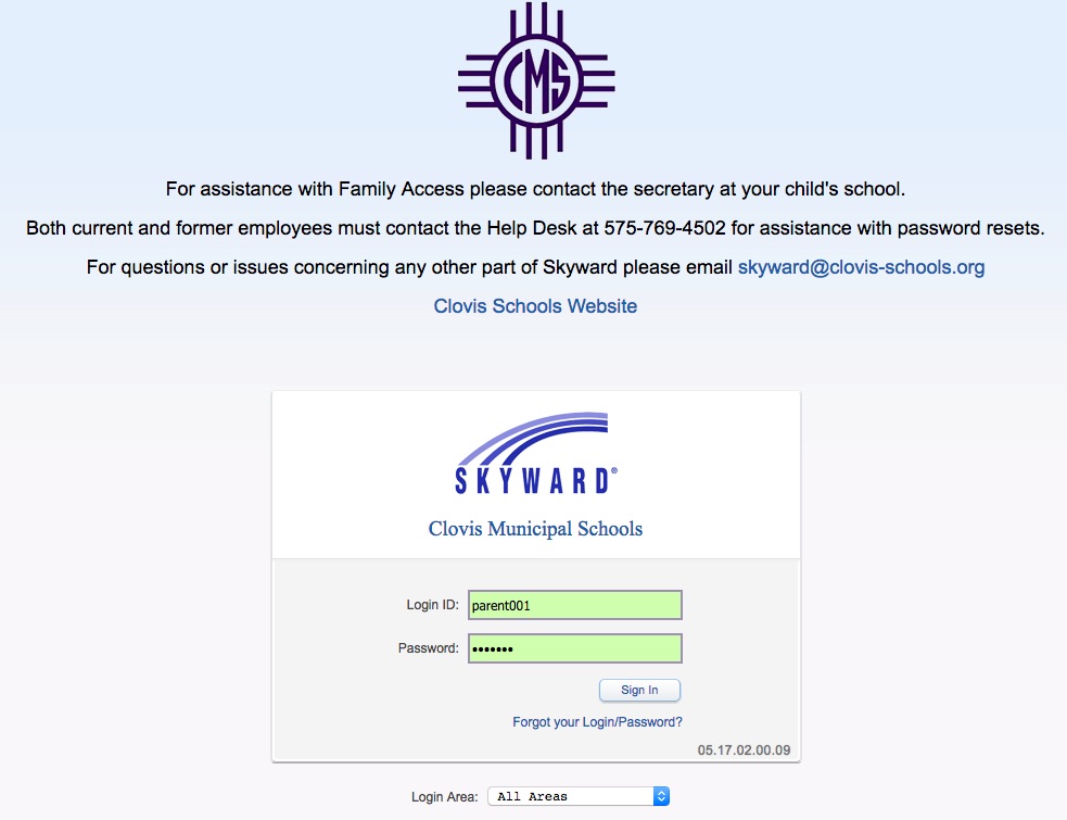 Skyward Family Access Clovis Municipal School District