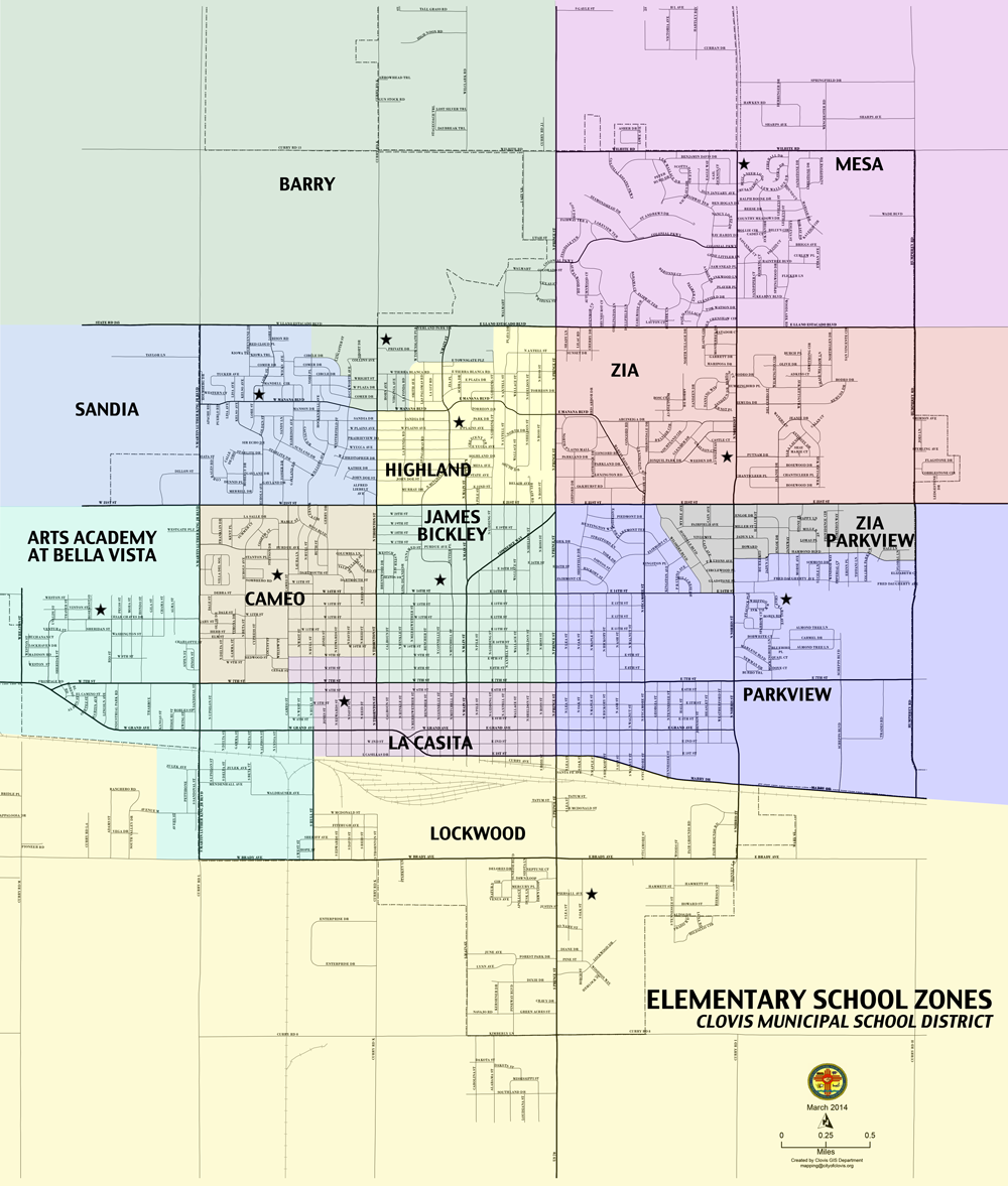 Elementary Zones, City Residents