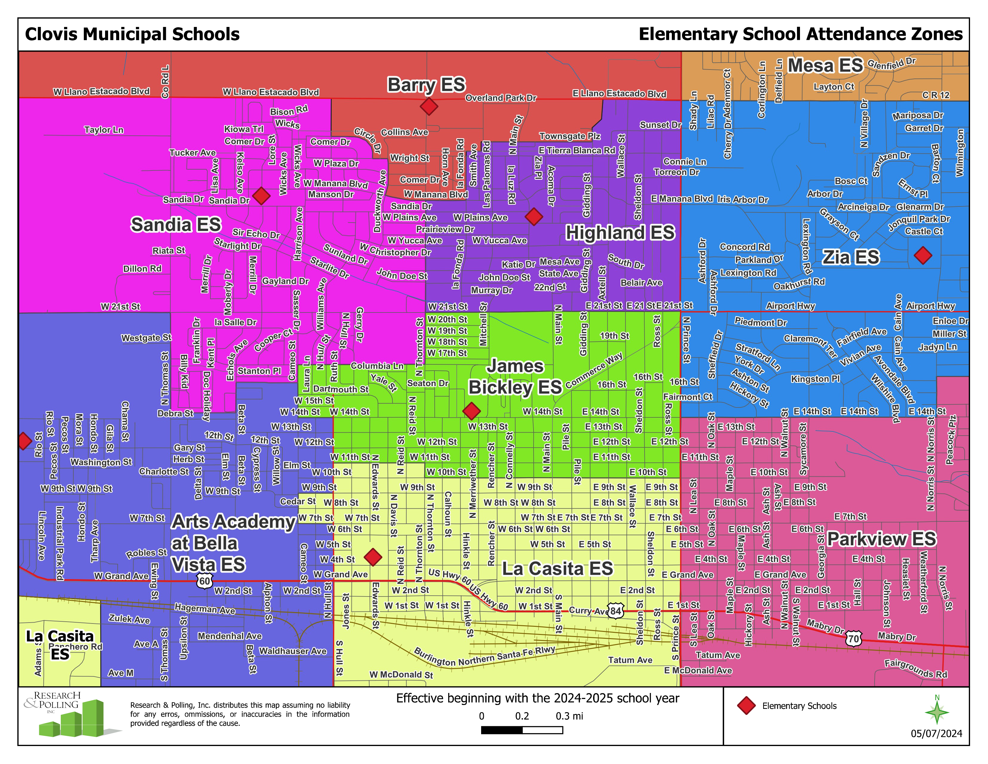 Elementary School Zones City Residents