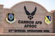Cannon AFB Sign