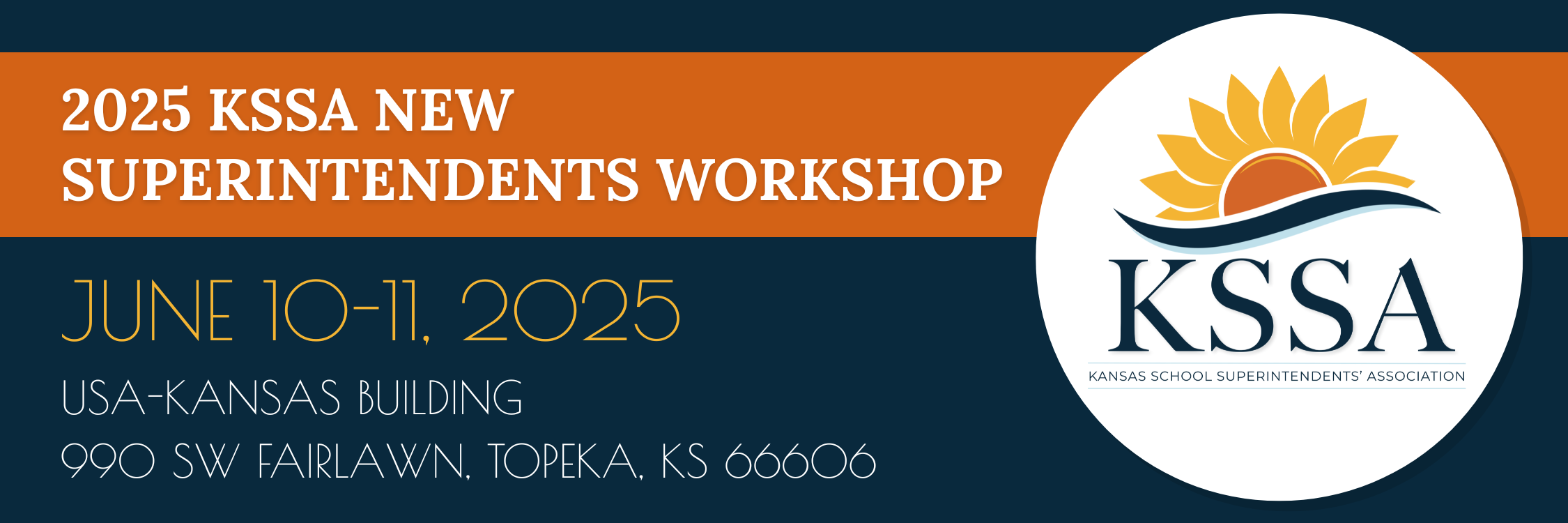 2025 New Superintendents Workshop