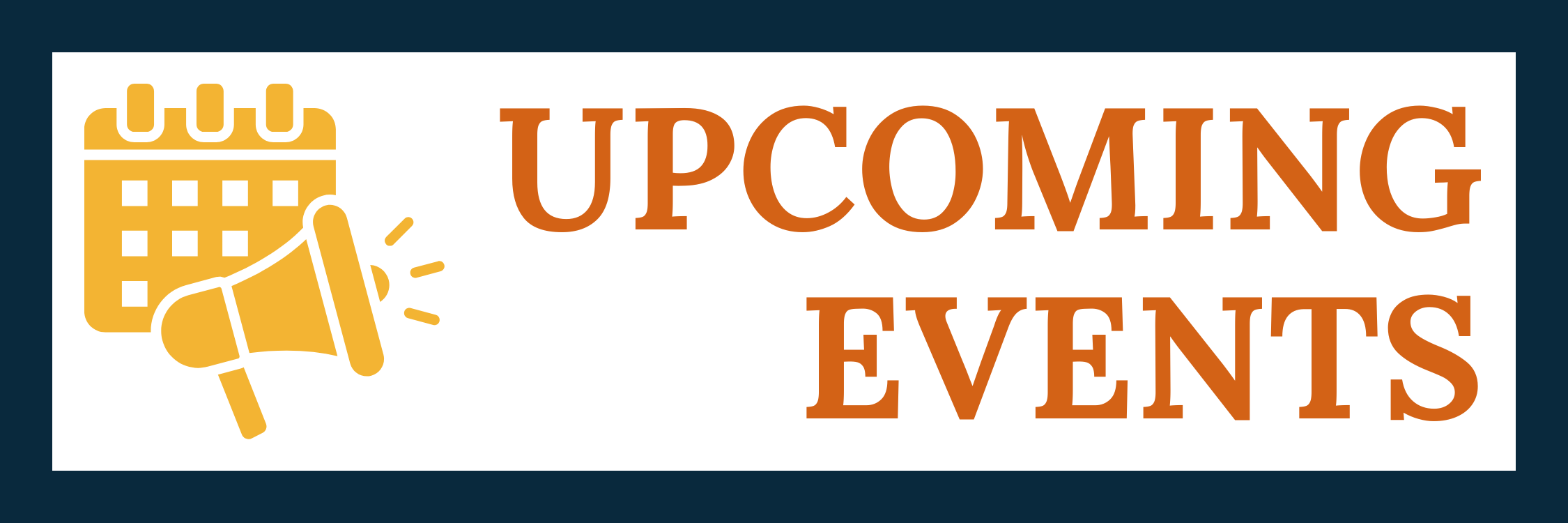 Upcoming Events