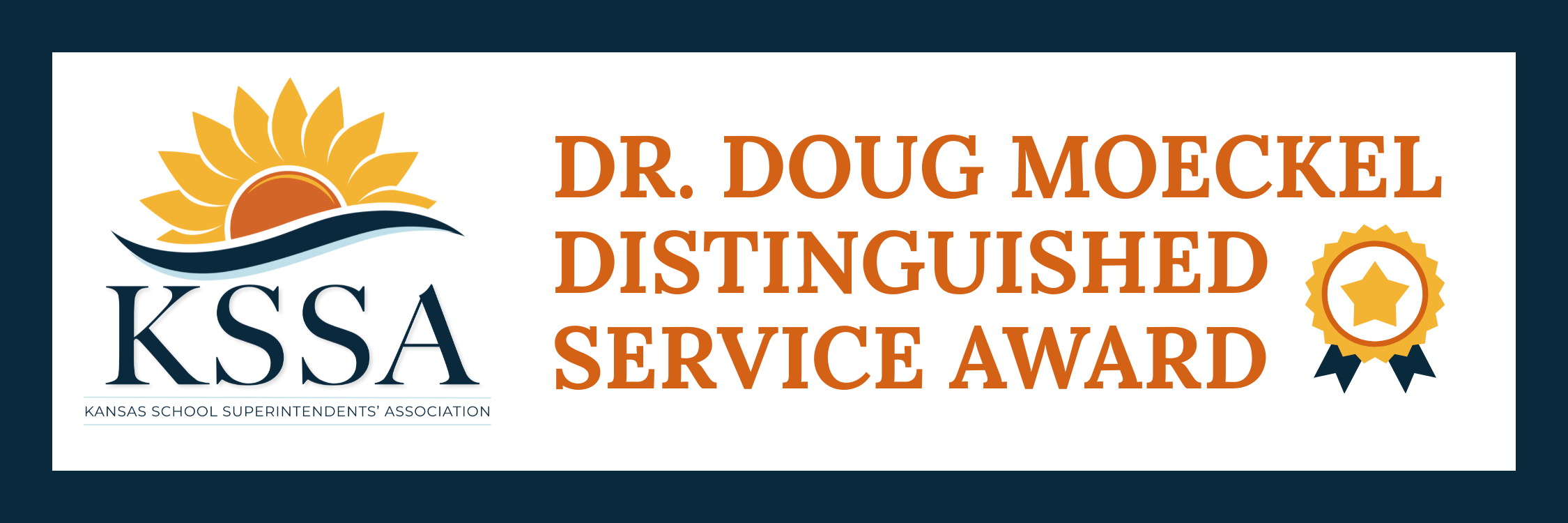 DR. DOUG MOECKEL DISTINGUISHED SERVICE AWARD
