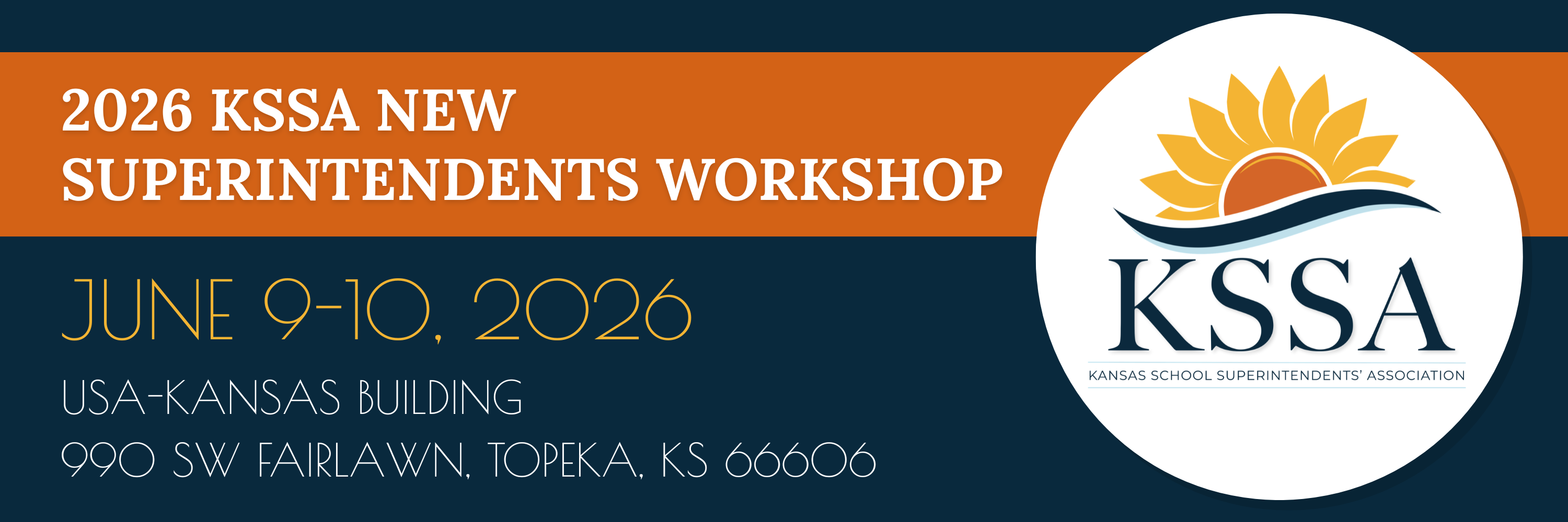 2026 New Superintendents Workshop