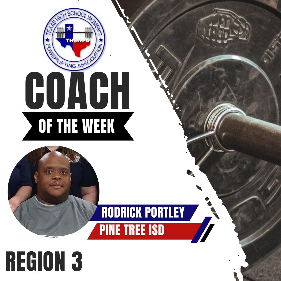 Coach Portley Coach of the week