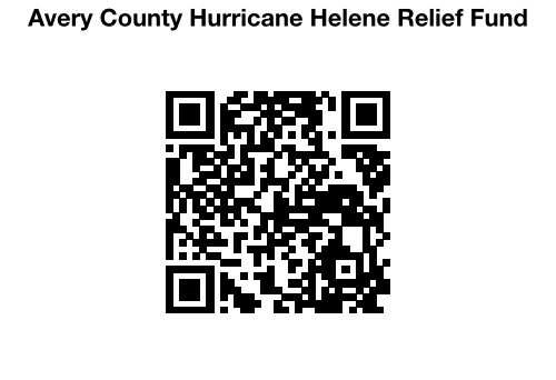 QR code to access relief donation fund