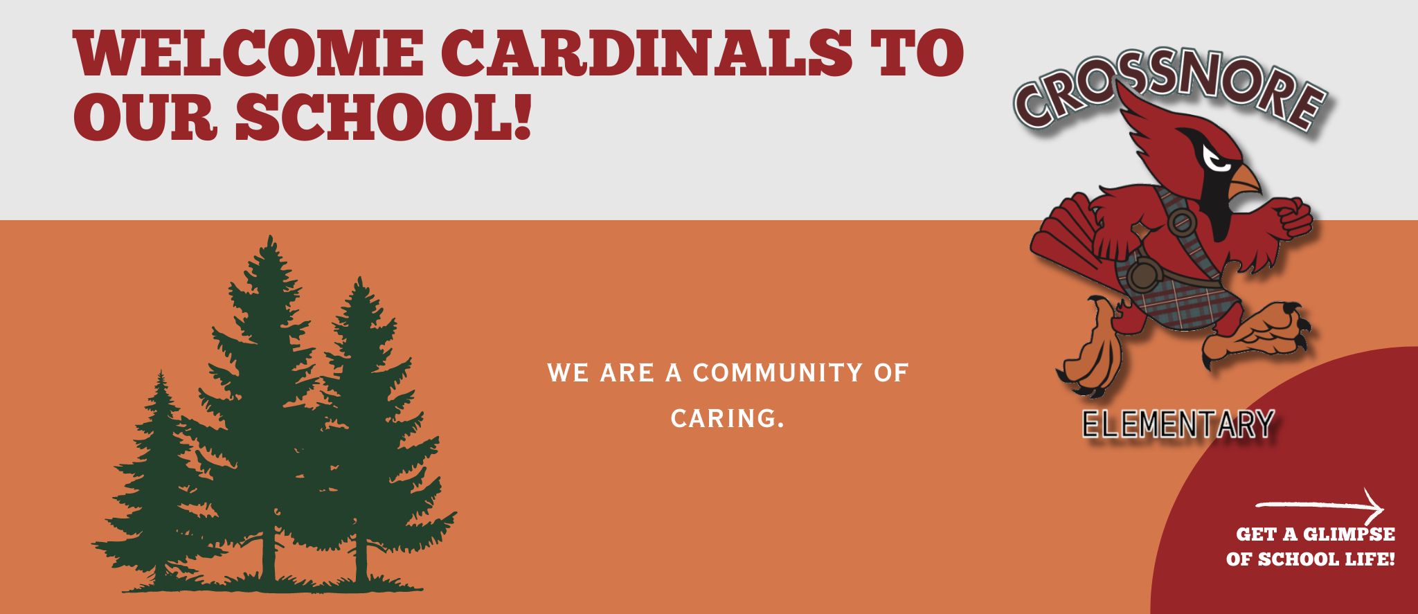 Welcome Cardinals to our school!