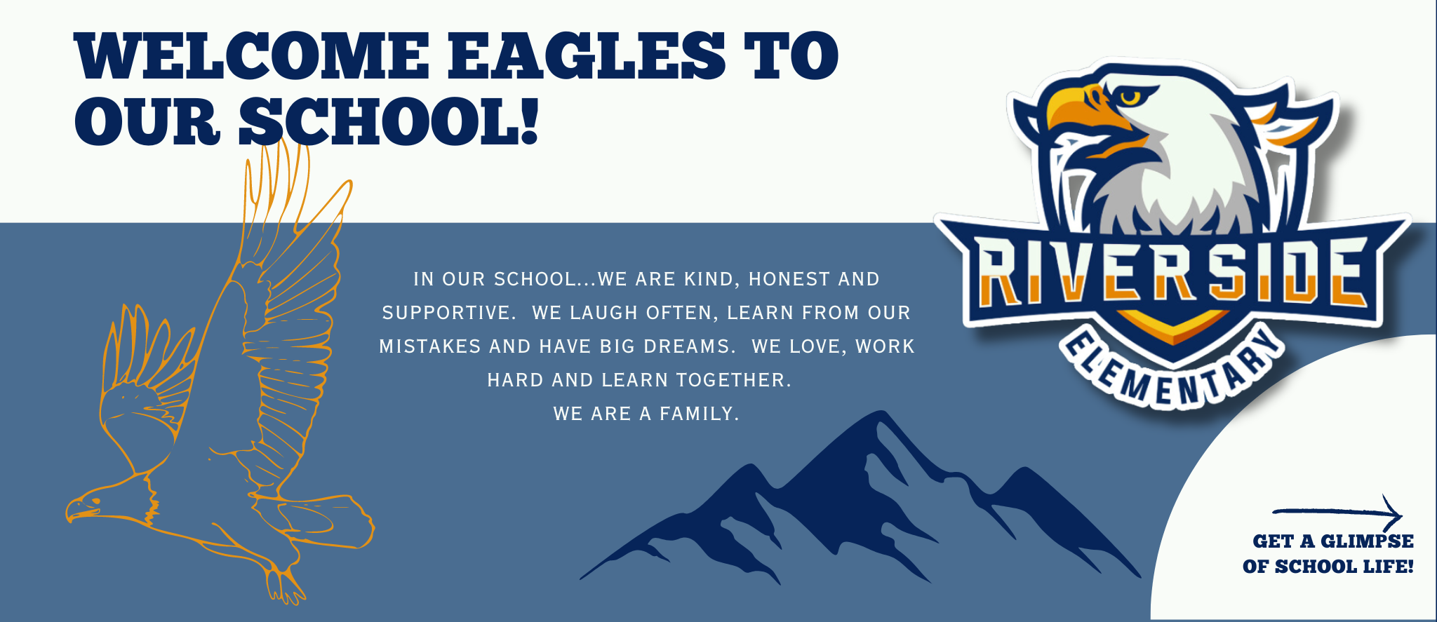 Welcome Eagles to our school!