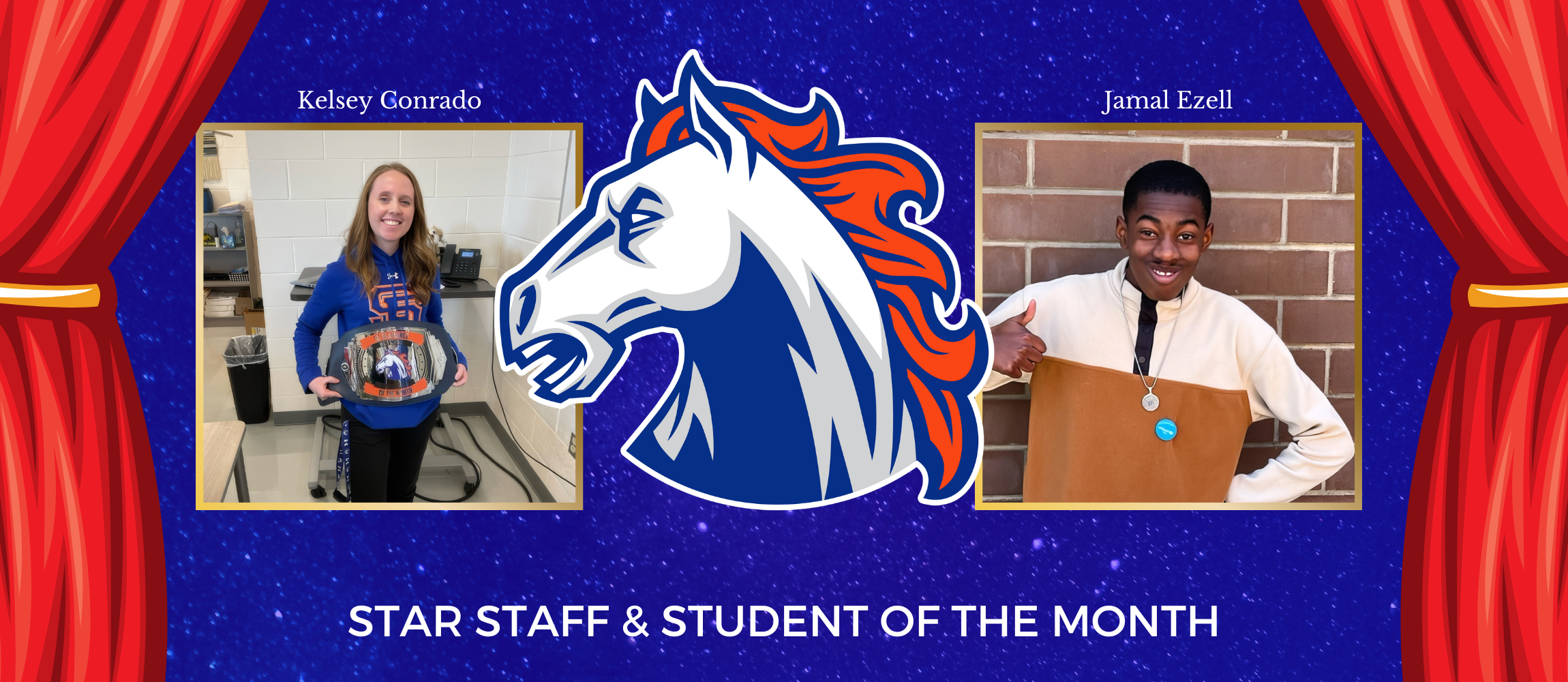 Star Student and Staff recognition banner
