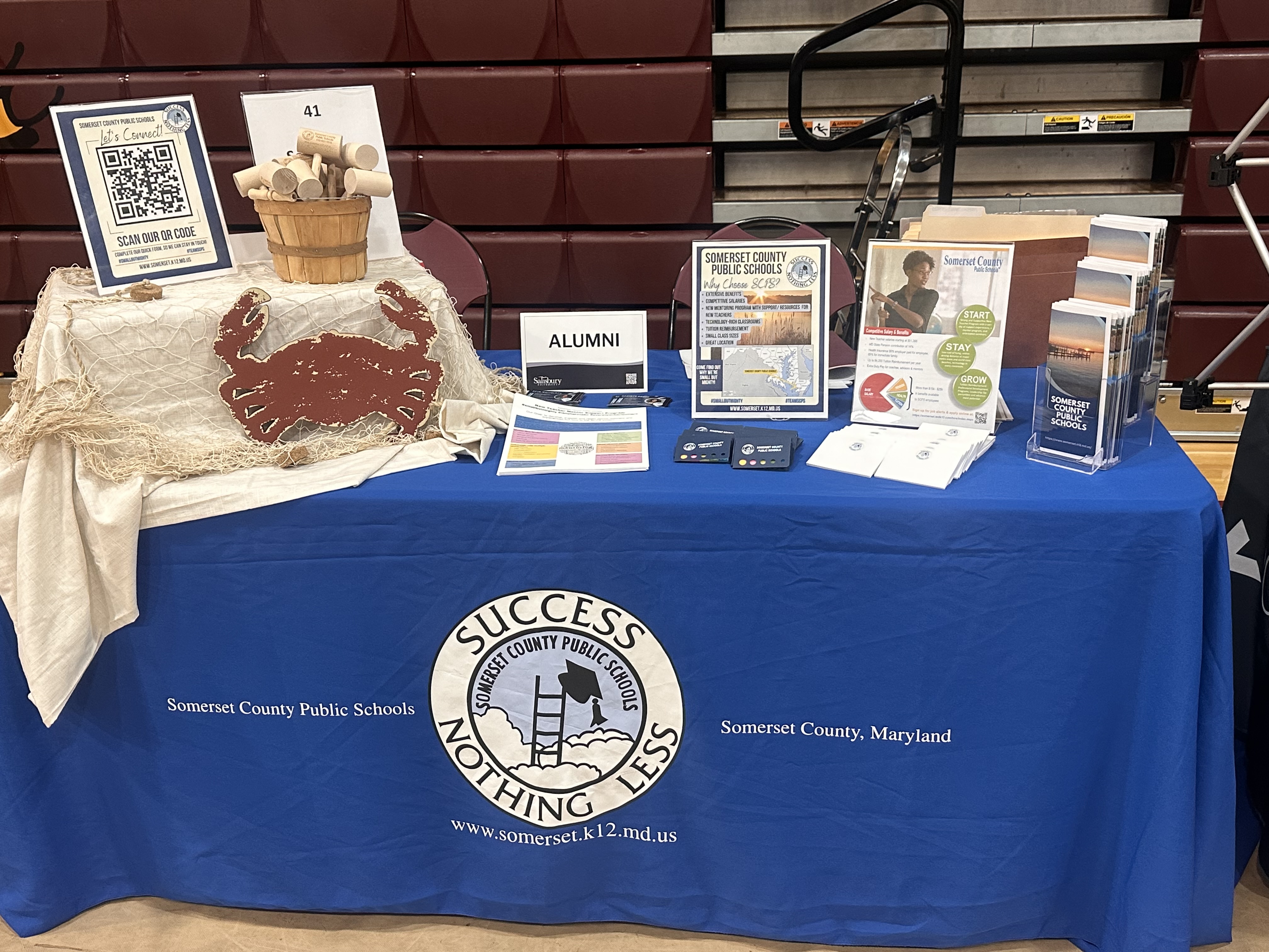 SCPS Job Fair Display