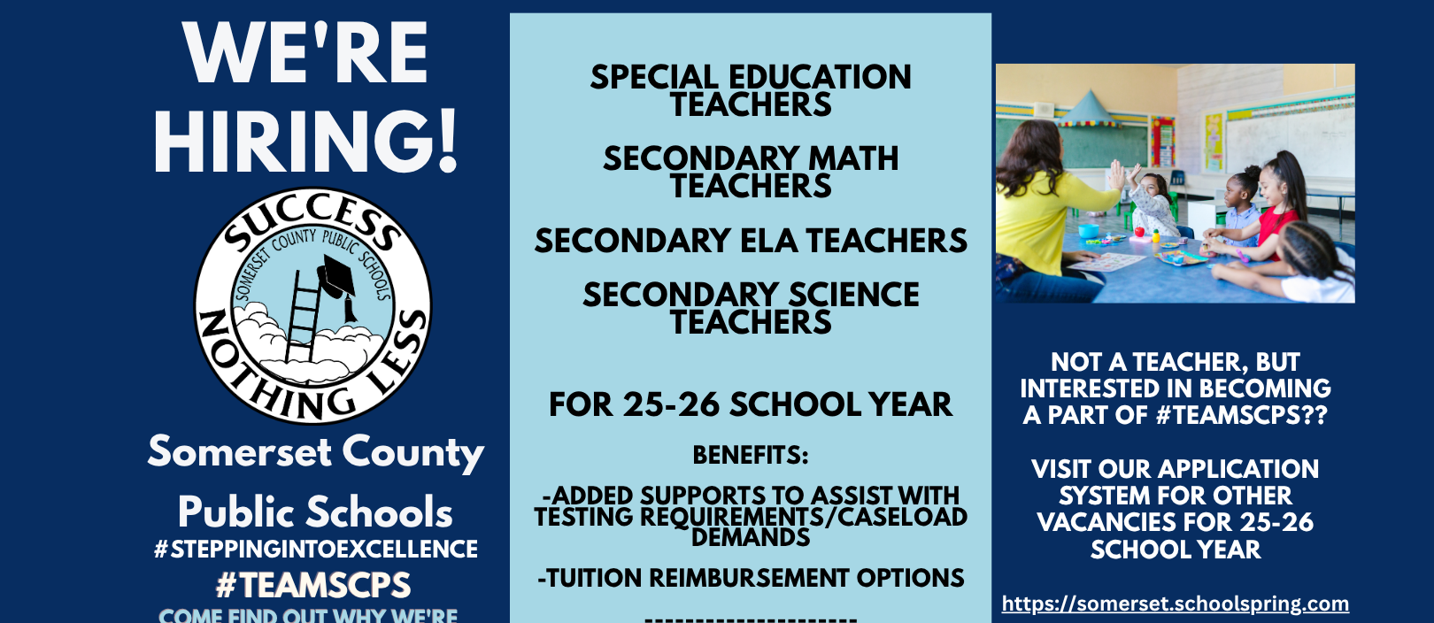 APPLY HERE: https://somerset.schoolspring.com