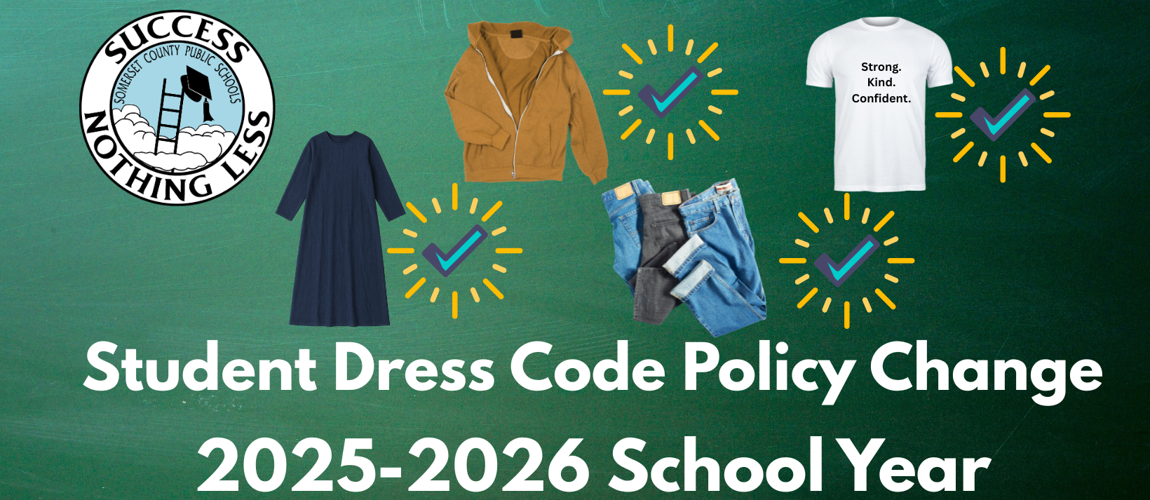 Student Dress code policy Change header graphic