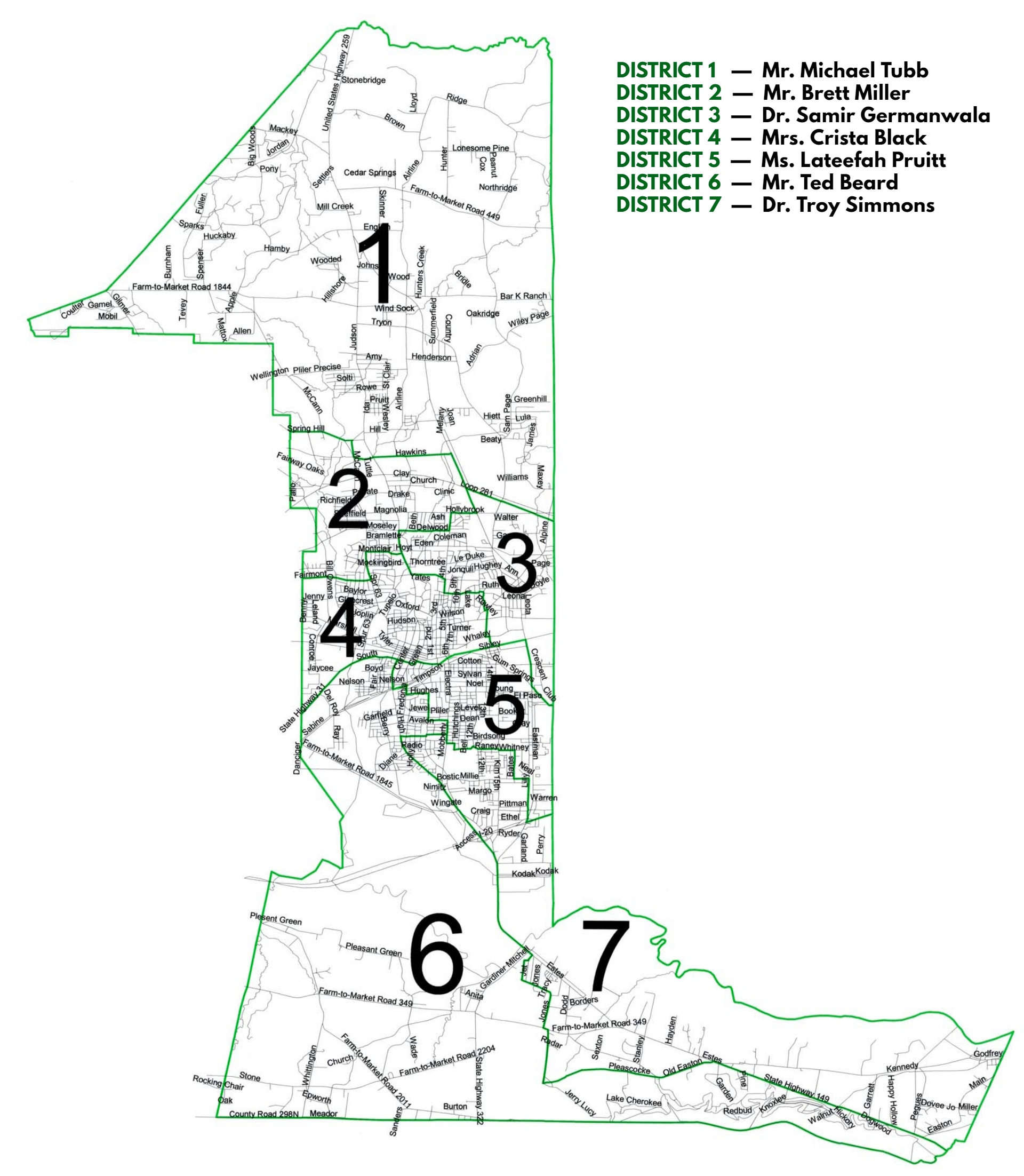 District Map | Longview ISD