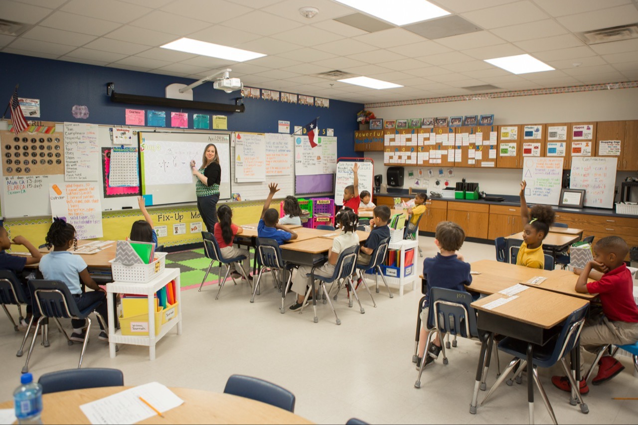 students in classroom