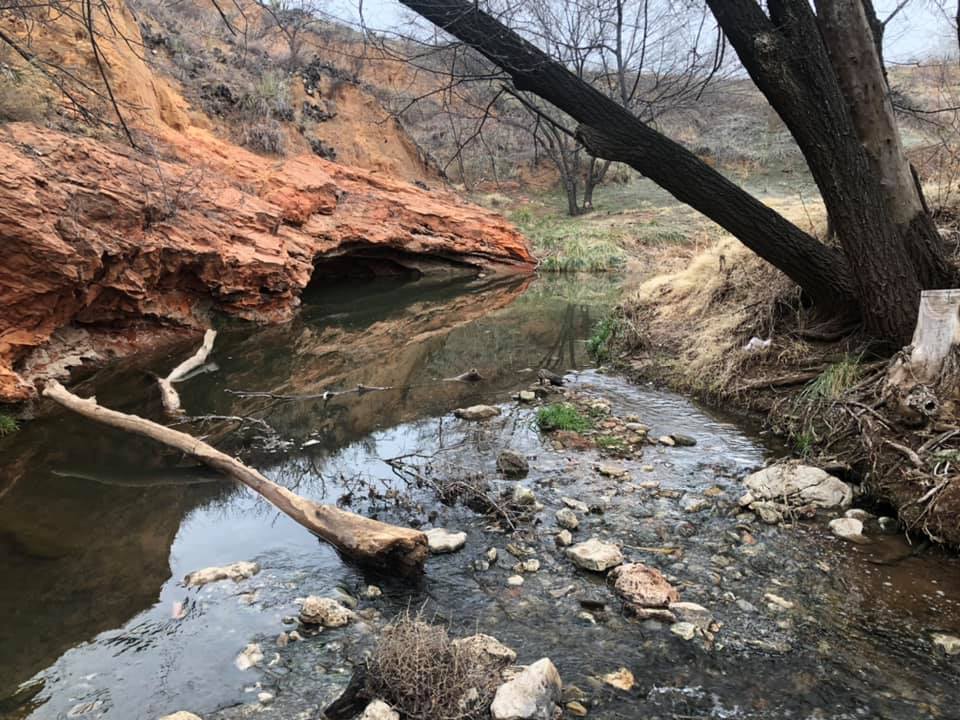 Nature Trail with water stream