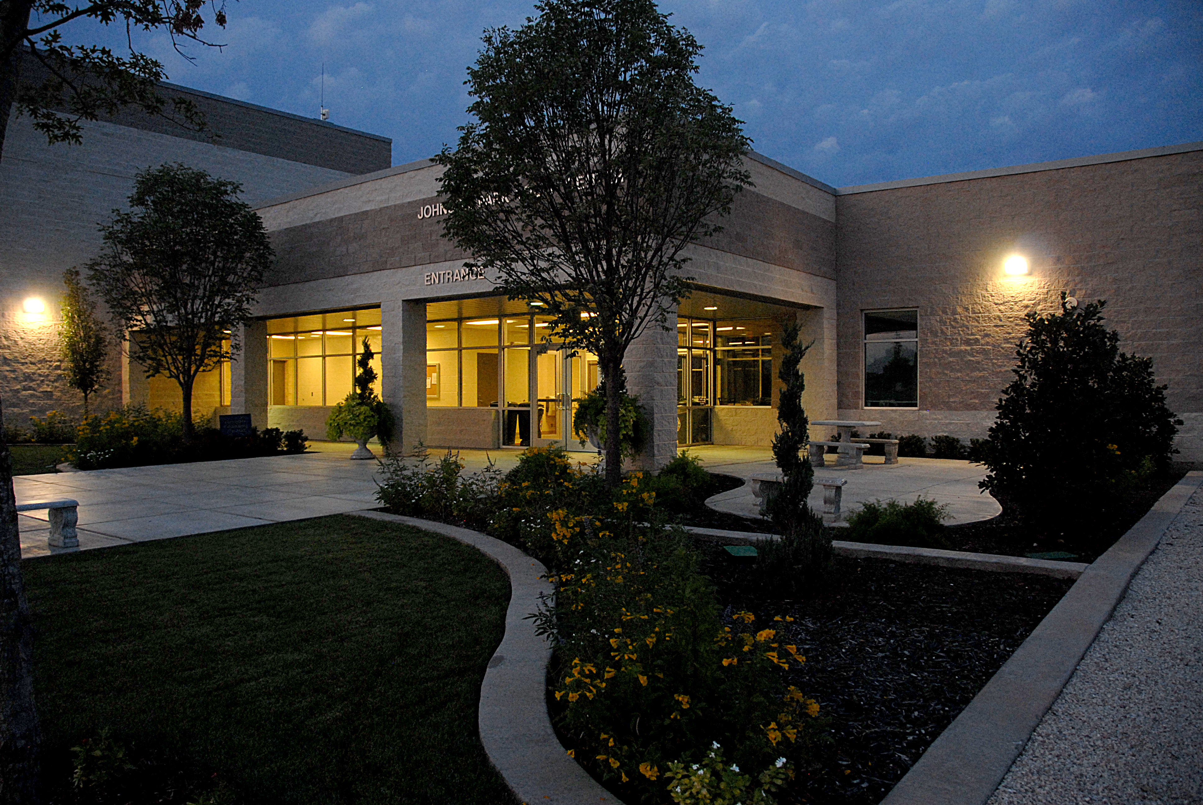 Building front of Johnson Park Youth Center Complex