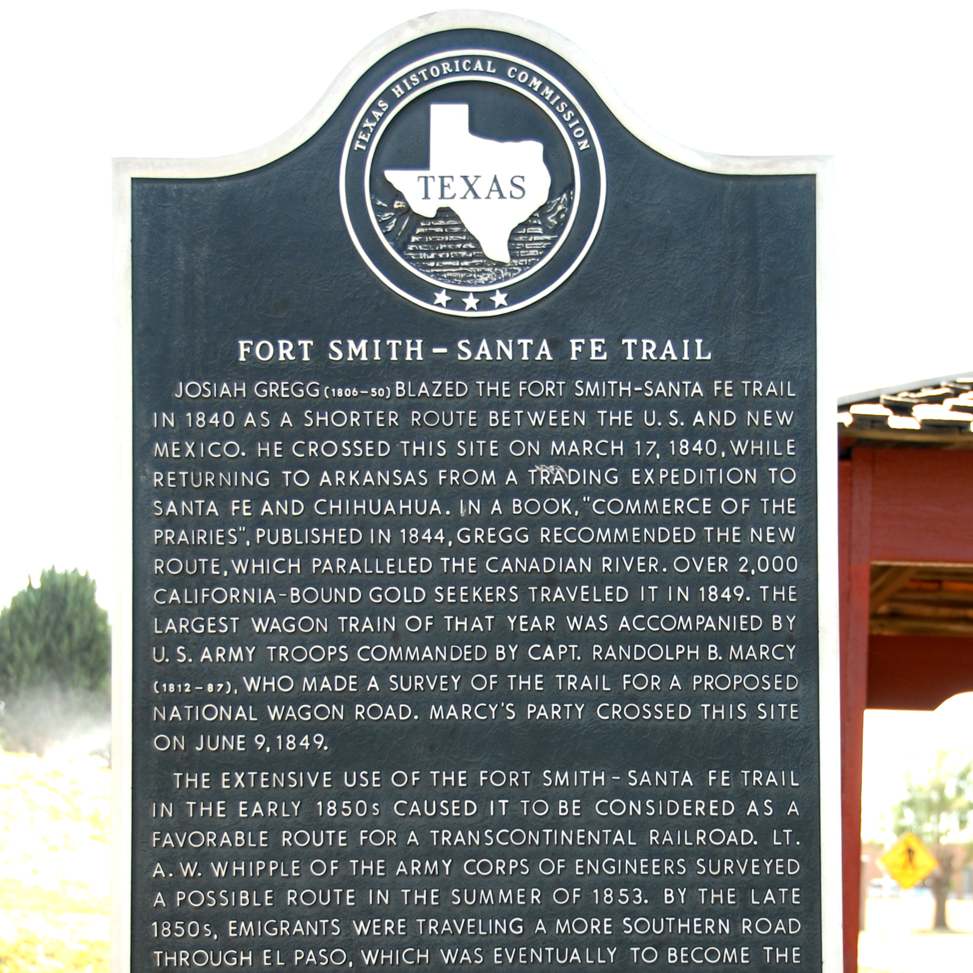 Santa Fe Trail sign