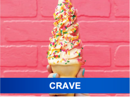 CRAVE Sips and Sweets Icecream