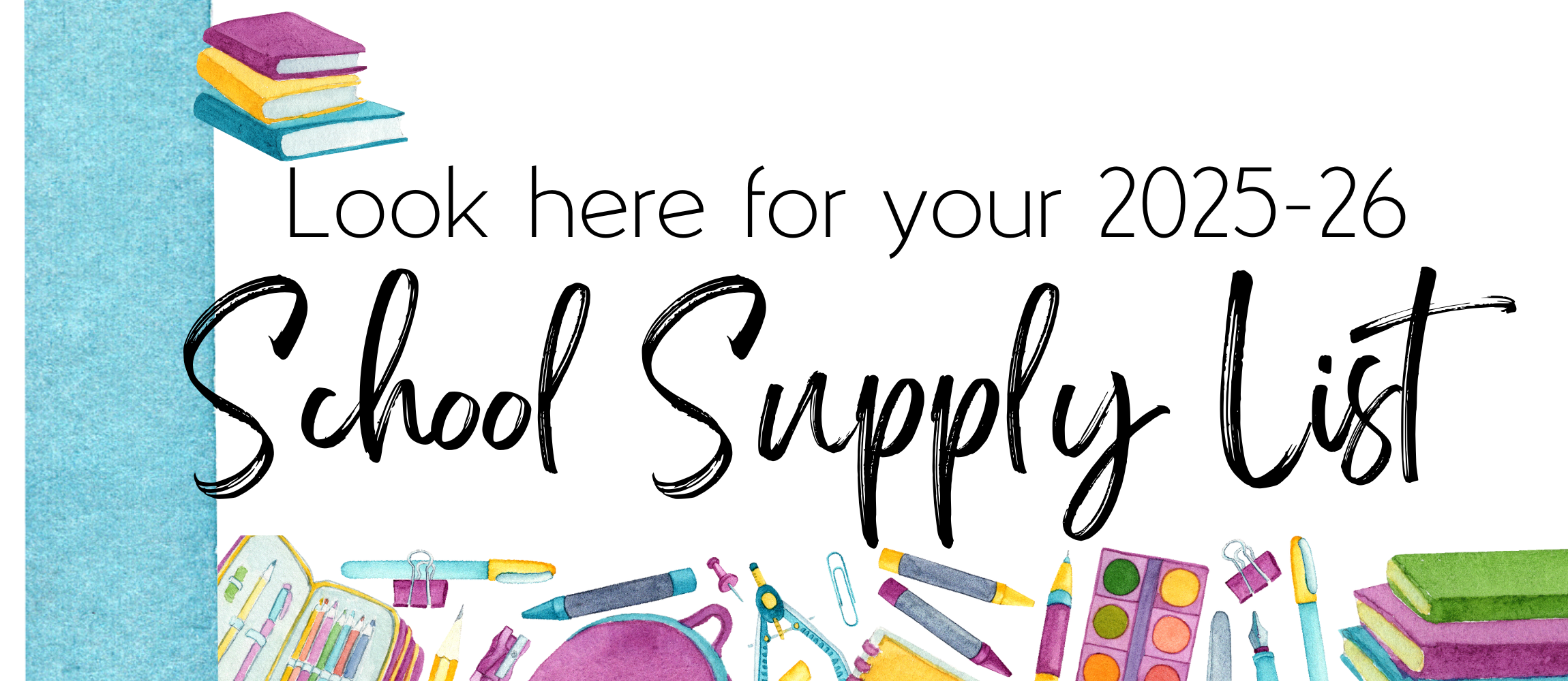 School Supply Lists for campuses