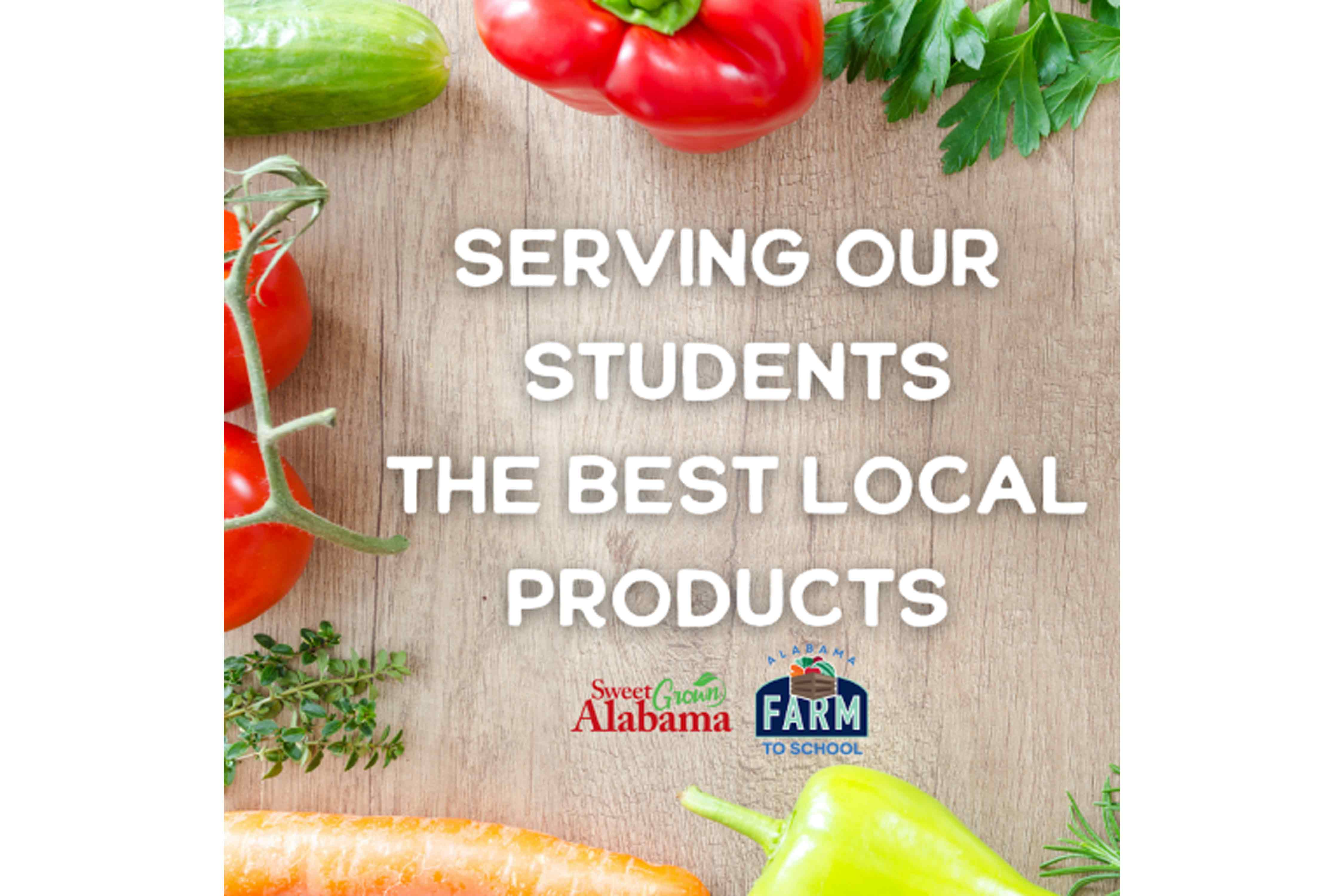 "Serving our students the best local products"