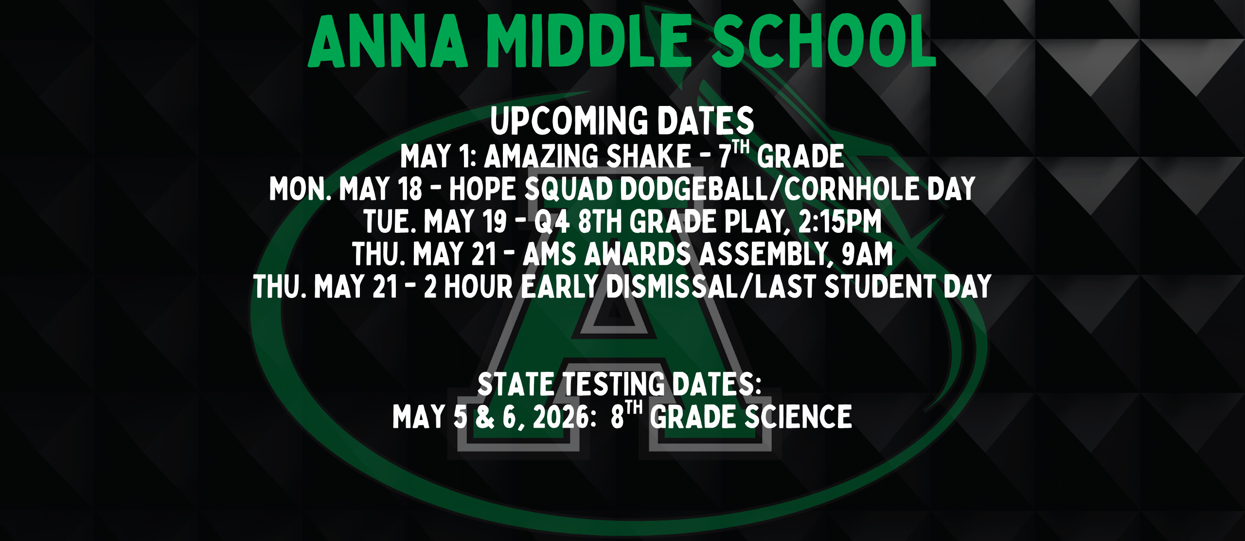 May Events List