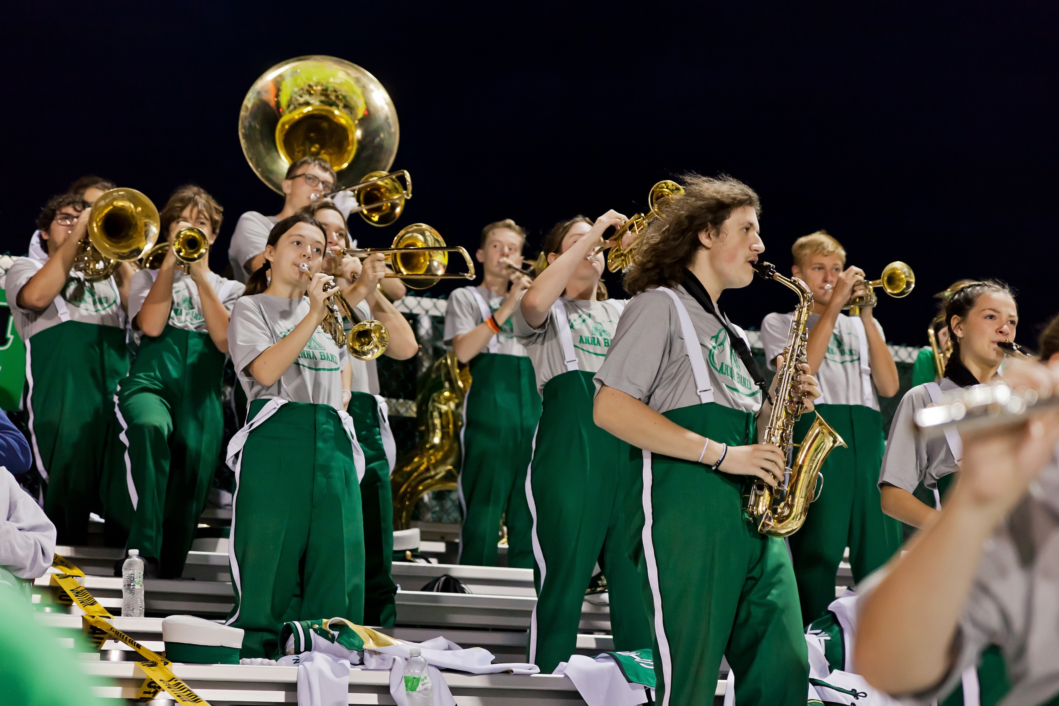 Anna Band playing in stands